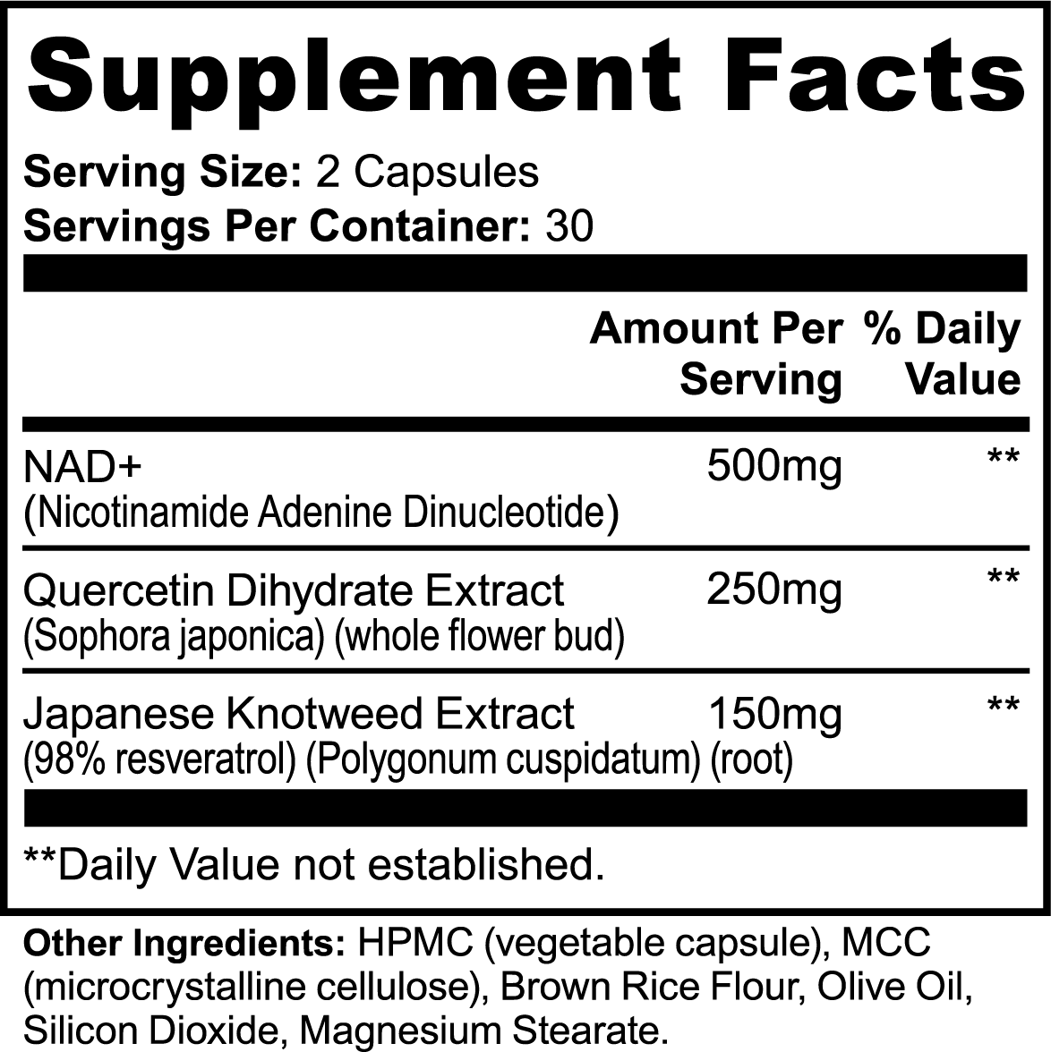 VERA™  NAD+ Capsules