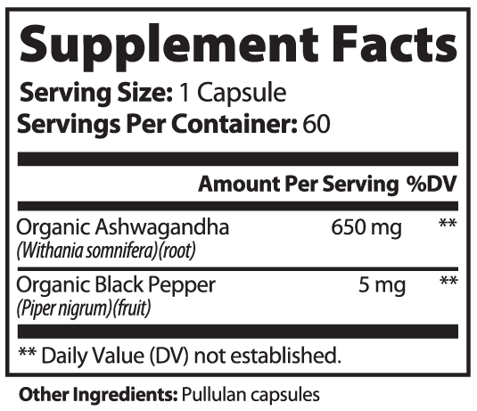 VERA™ Ashwagandha Stress Relief Capsules